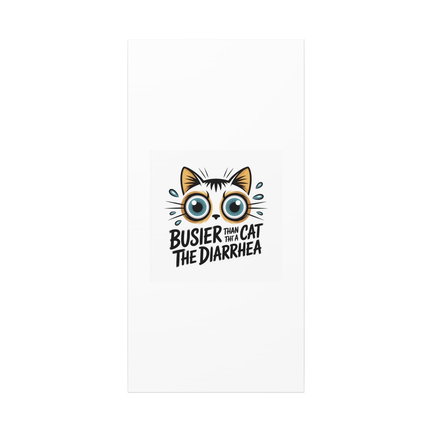 Humorous Cat  Canvas Wall Art