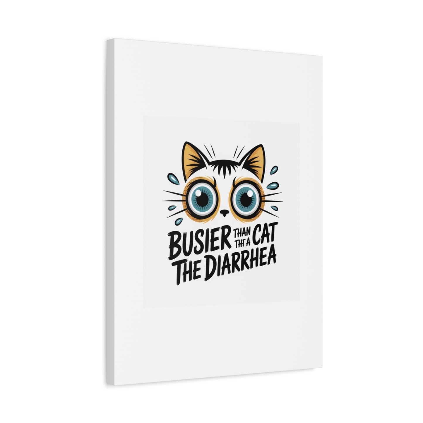 Humorous Cat  Canvas Wall Art