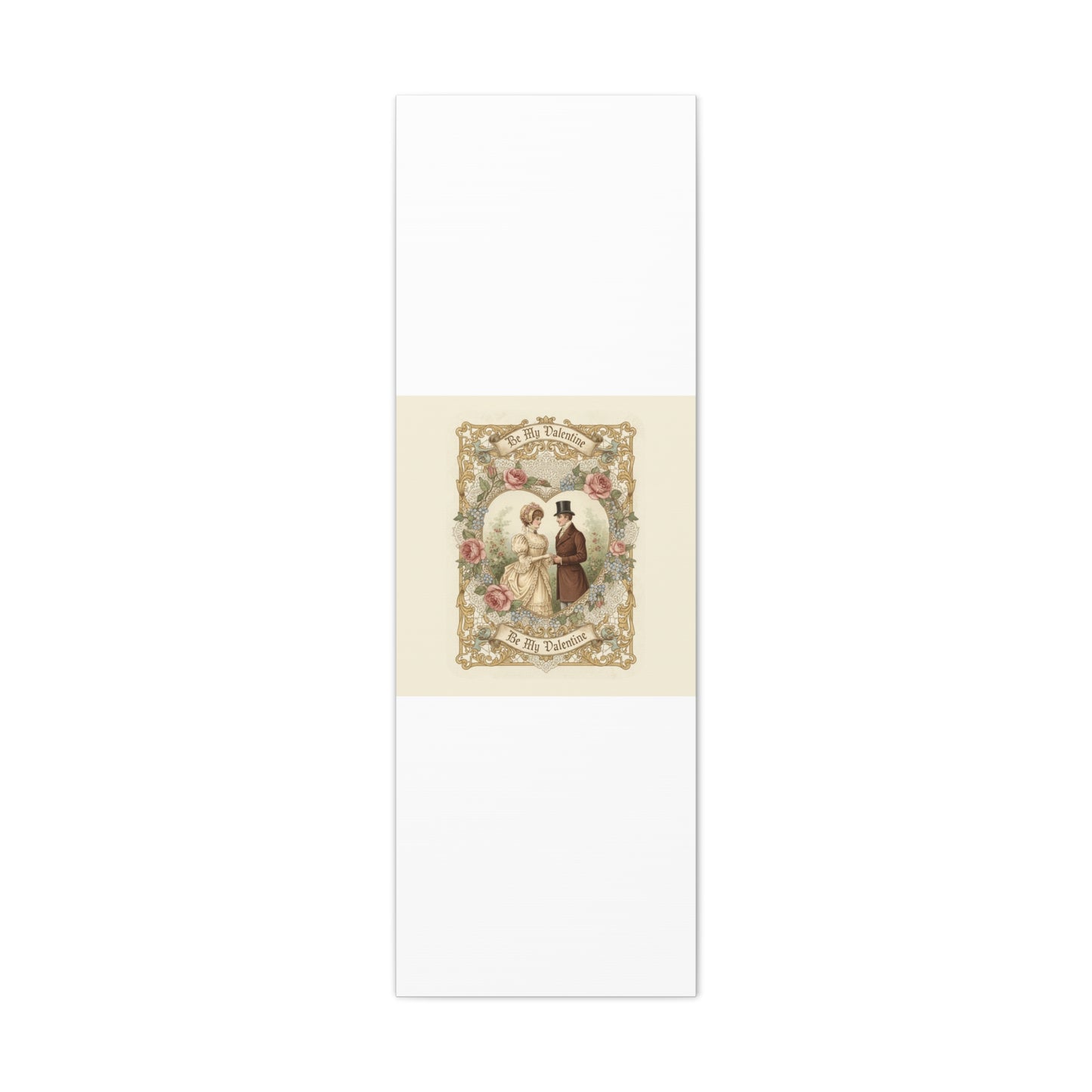 Victorian Valentine Print Canvas | Retro Americana, Vintage Romance