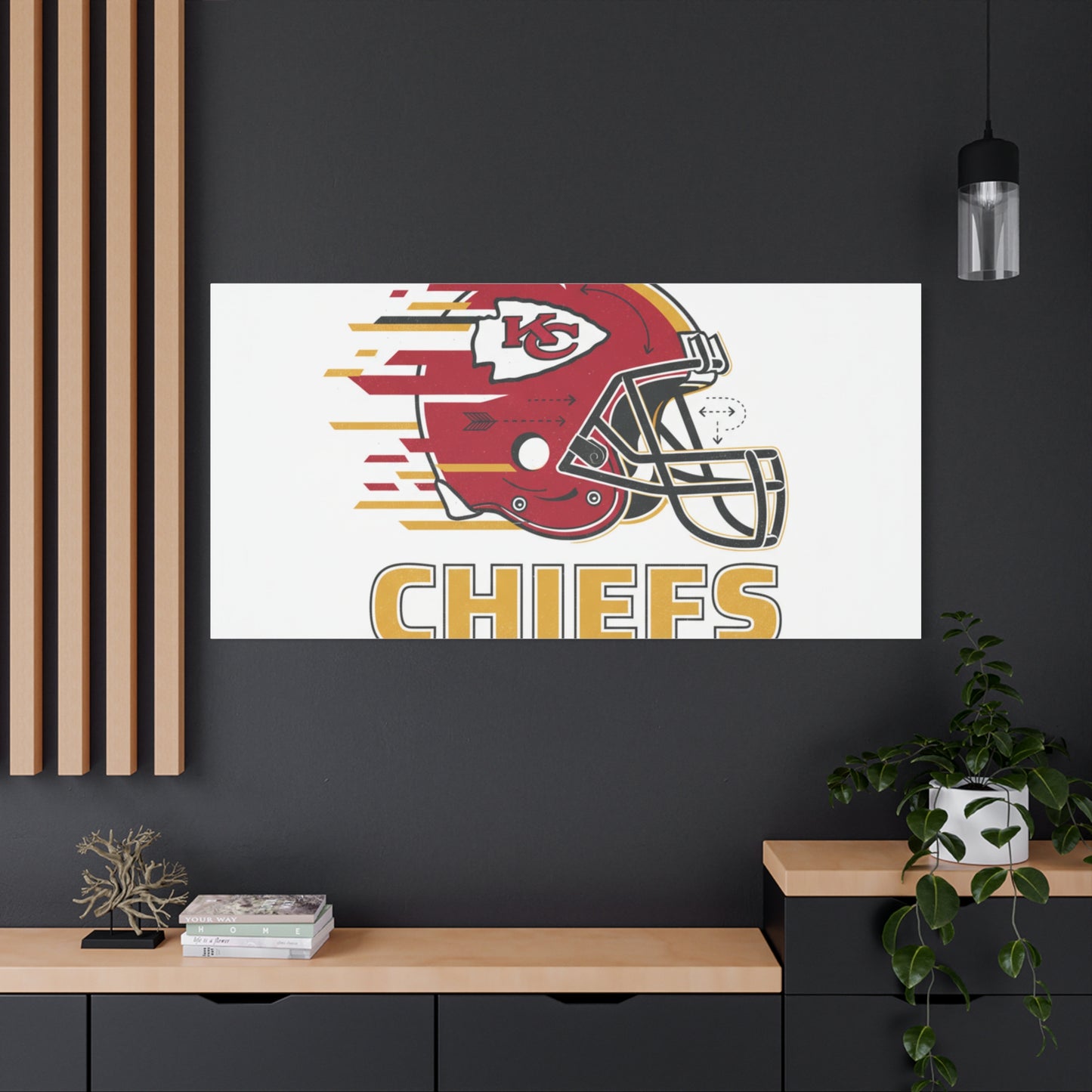 KC Chiefs Canvas  Wall Art