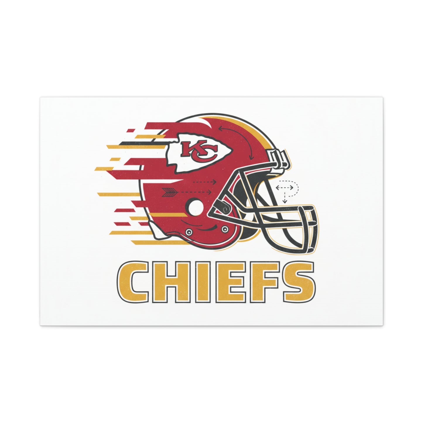 KC Chiefs Canvas  Wall Art