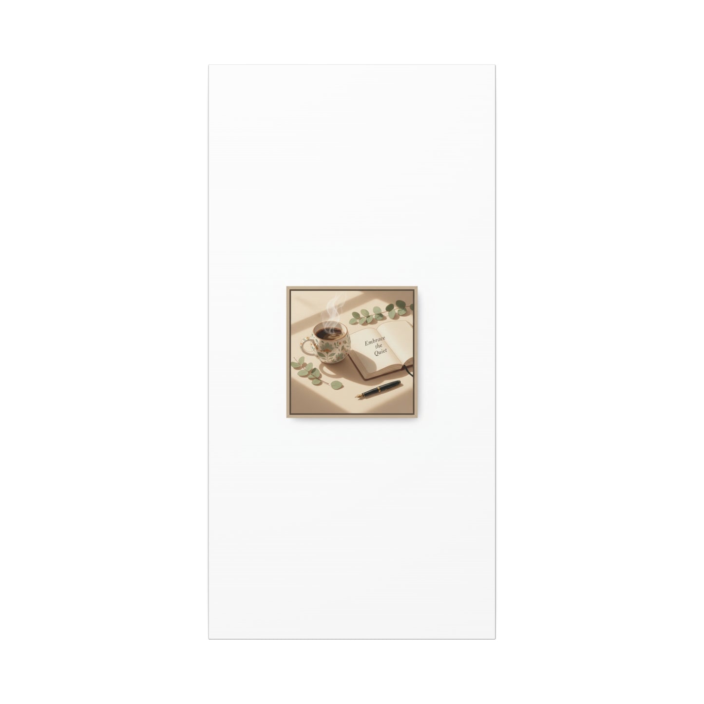 embrace the quiet canvas | morning routine art, sunrise decor