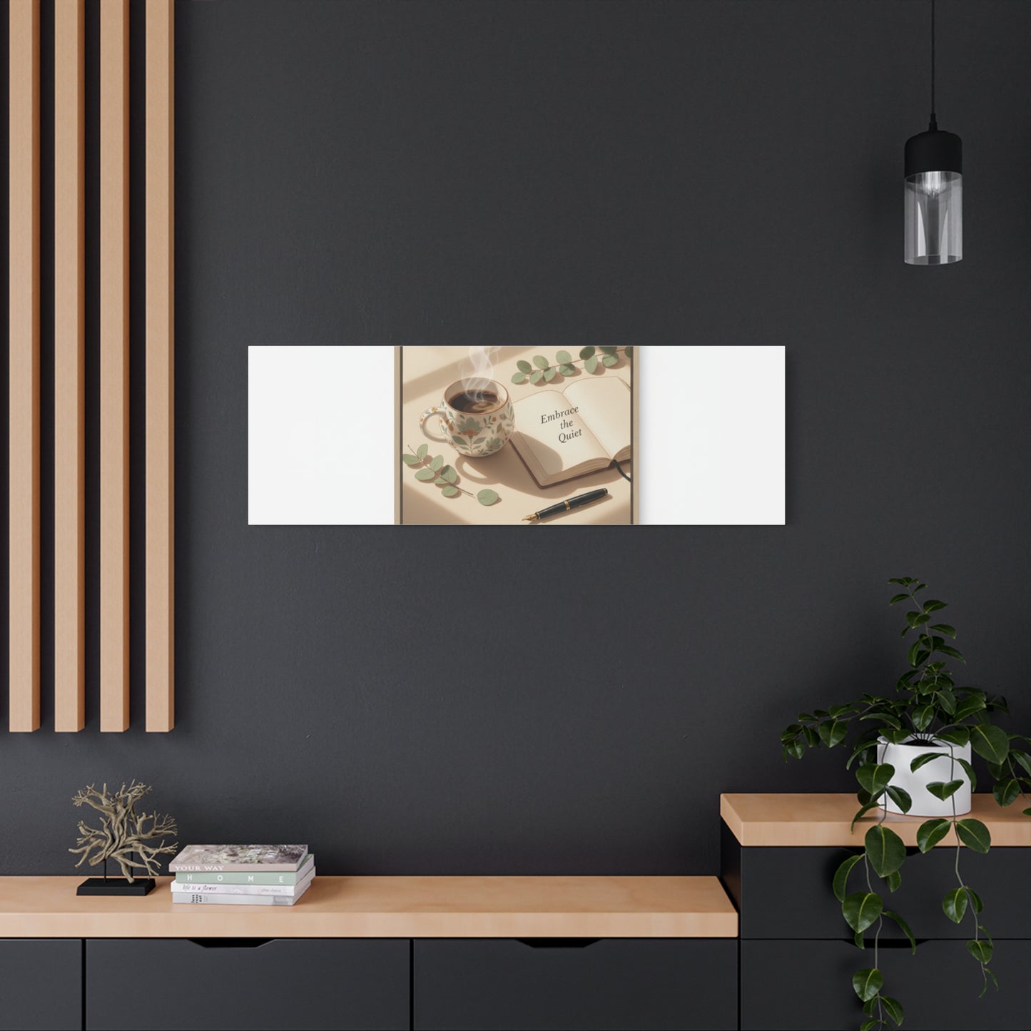 embrace the quiet canvas | morning routine art, sunrise decor