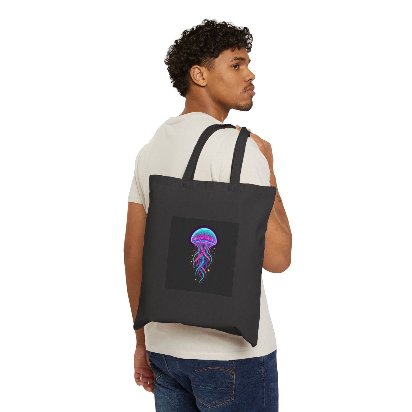 Neon Jellyfish Tote
