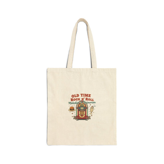 Retro Diner Jukebox Tote | Vintage Americana, Route-Inspired Neon