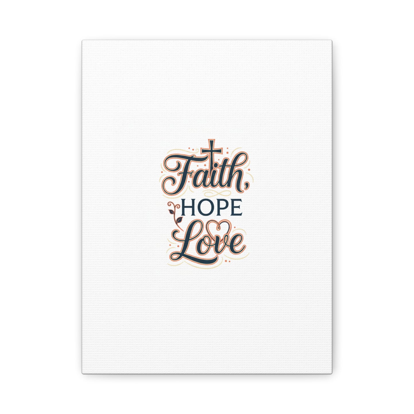 Faith Hope Love canvas, wall art