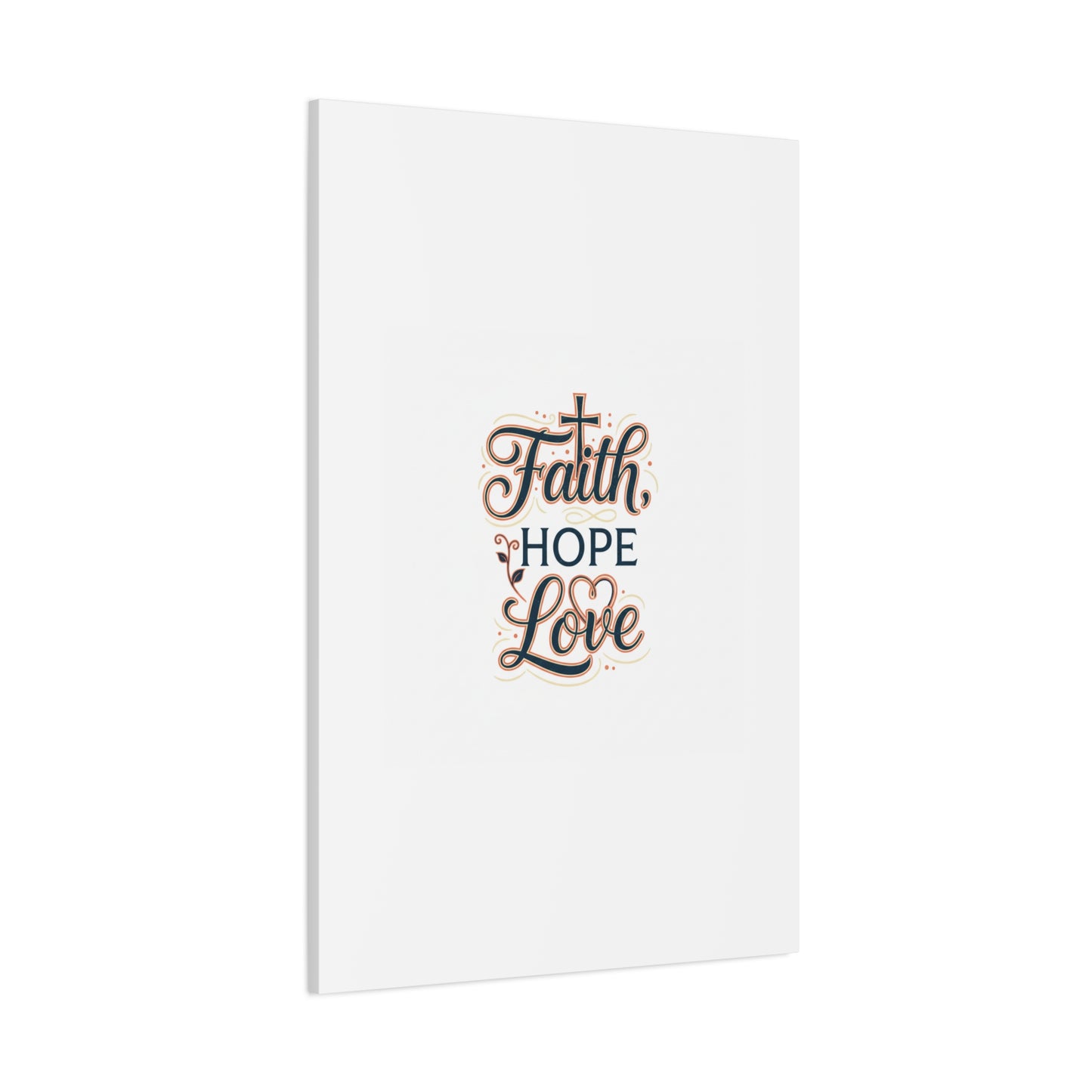 Faith Hope Love canvas, wall art