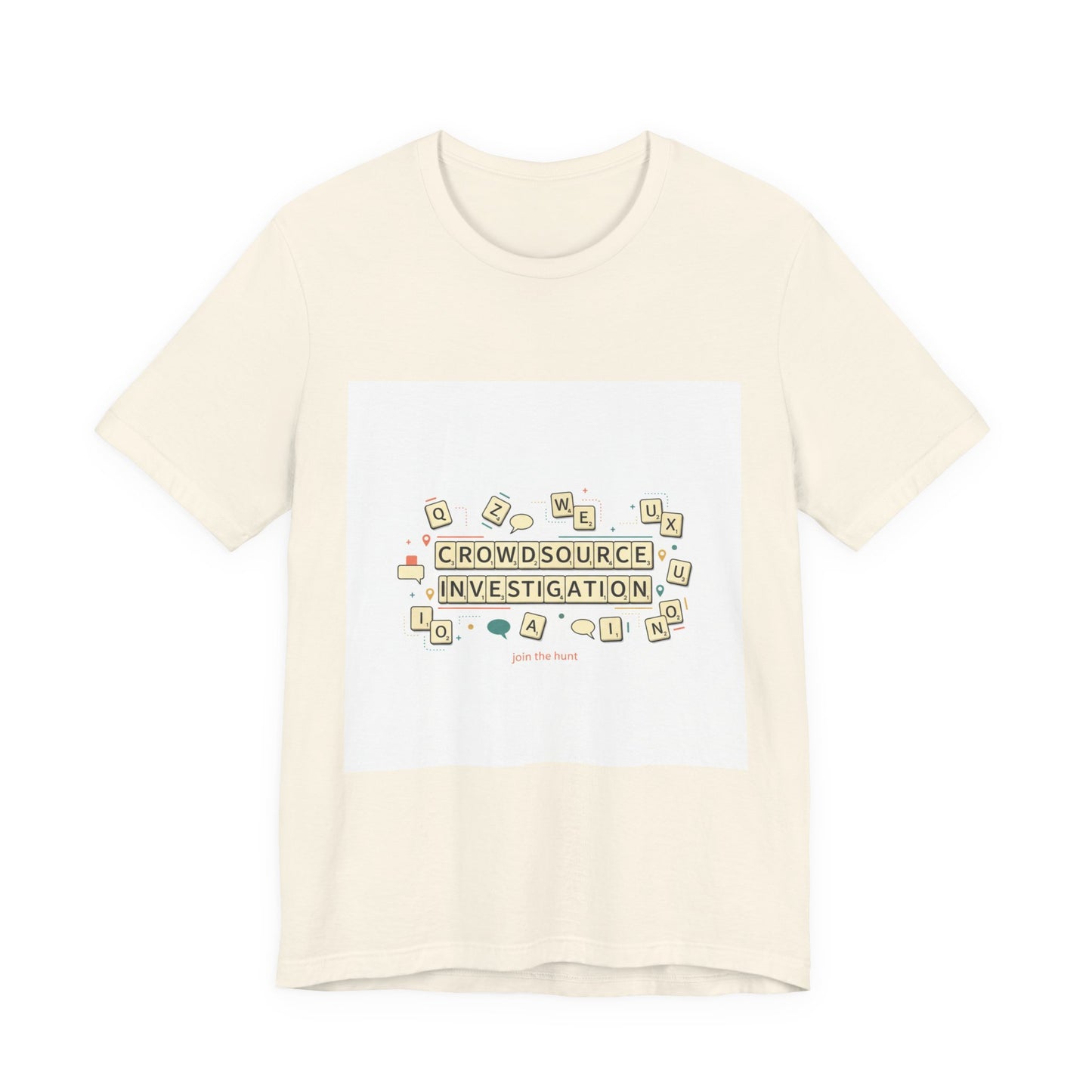 Crowdsource Investigation Tee | pixel art gamer shirt, indie RPG meme