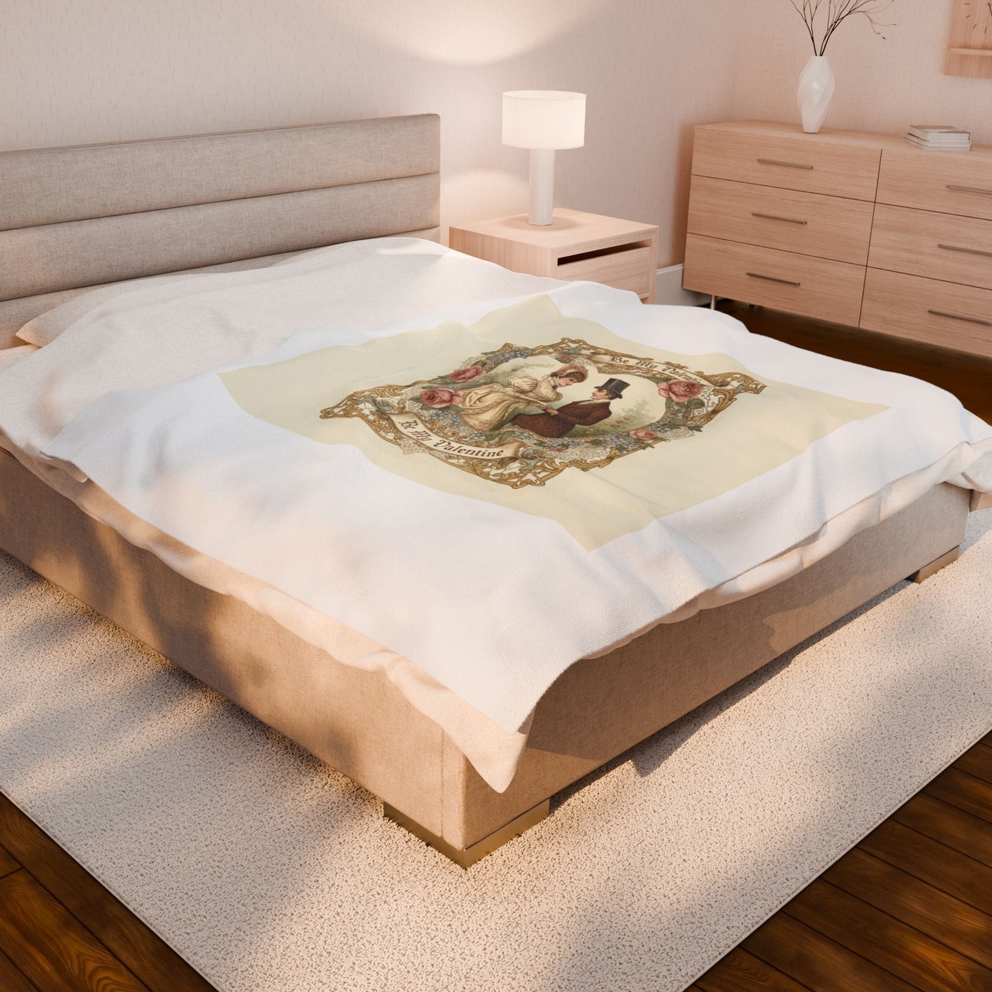 Vintage Valentine Velvet Blanket | Retro Americana, Roadside Diner Style