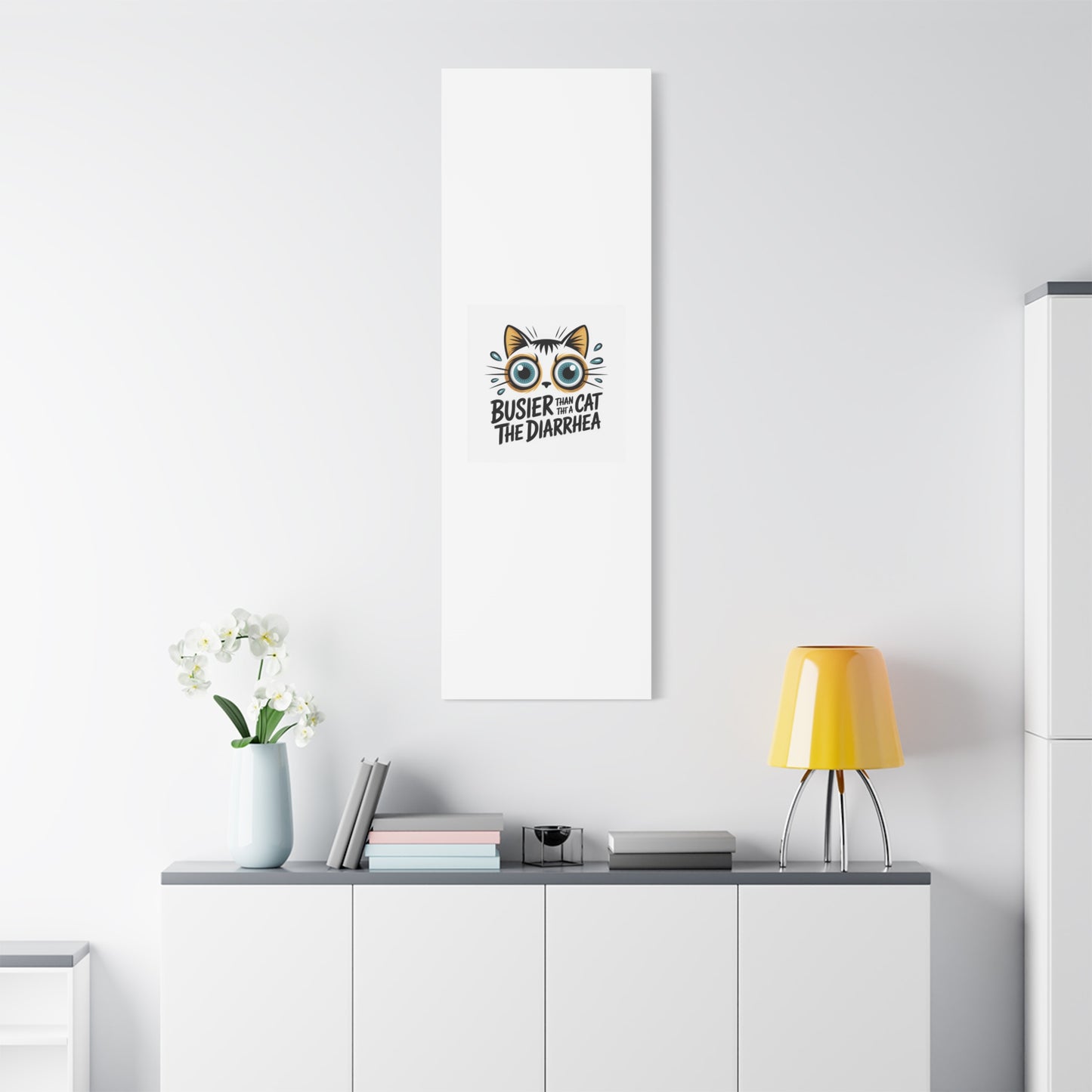 Humorous Cat  Canvas Wall Art