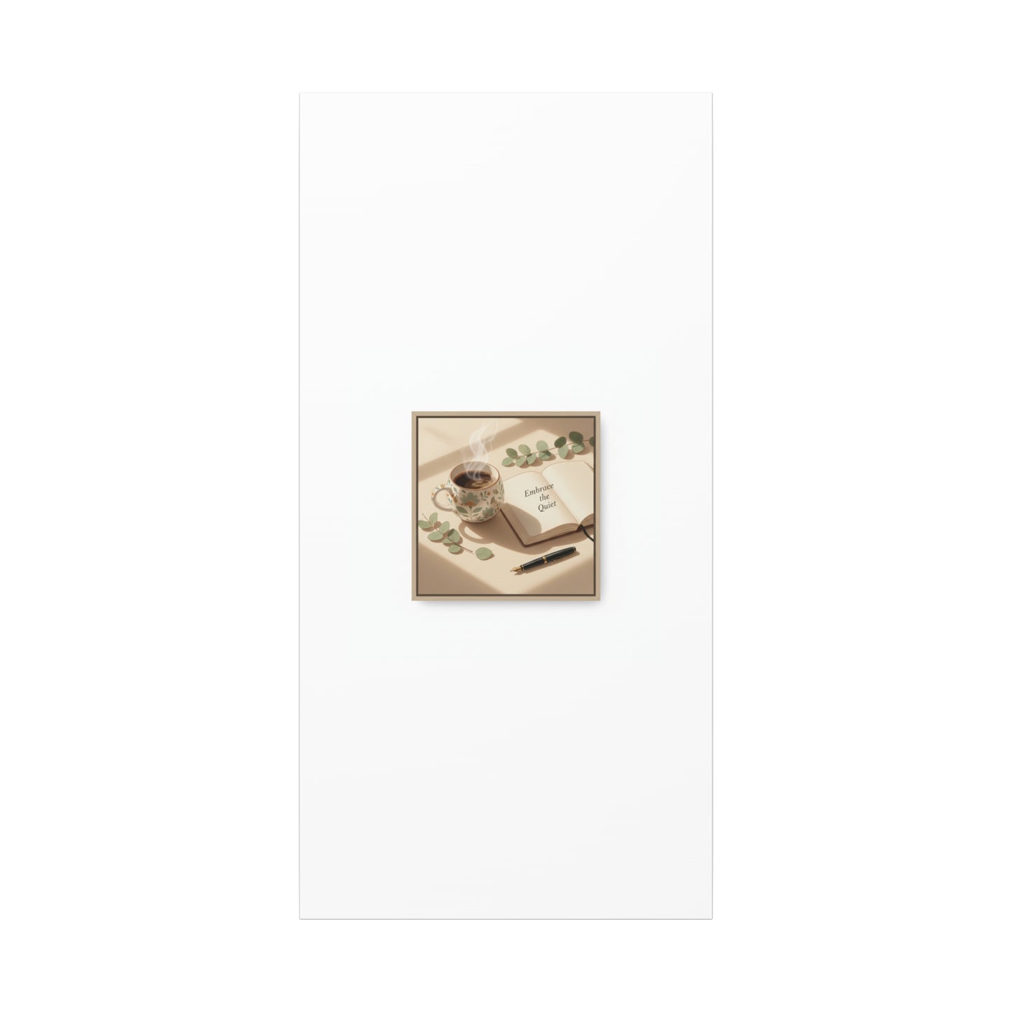 embrace the quiet canvas | morning routine art, sunrise decor