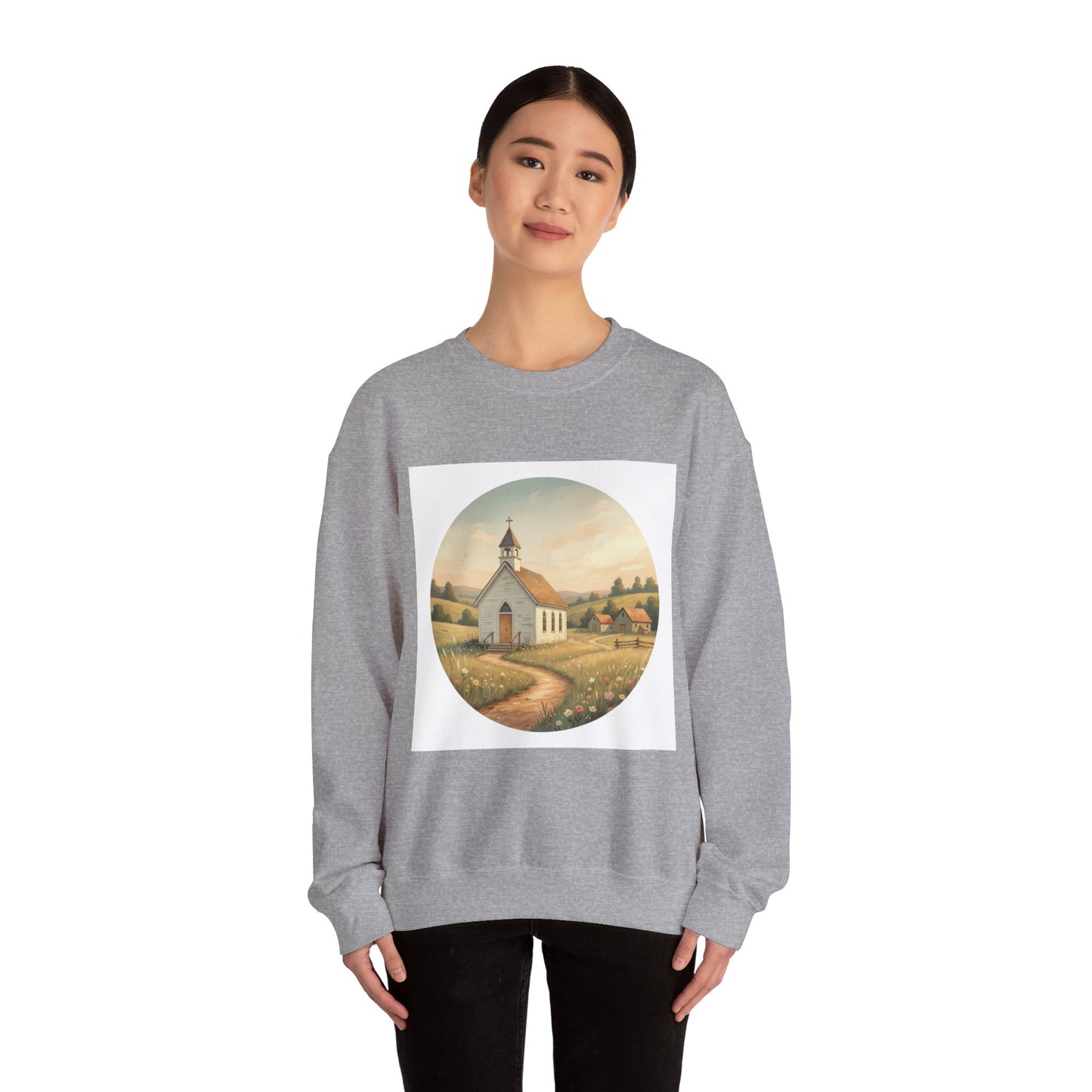 Country Church Unisex Heavy Blend™ Crewneck Sweatshirt