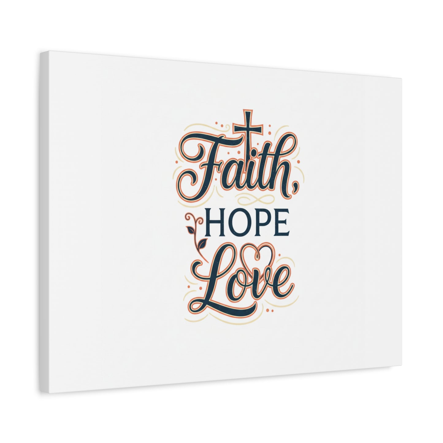 Faith Hope Love canvas, wall art