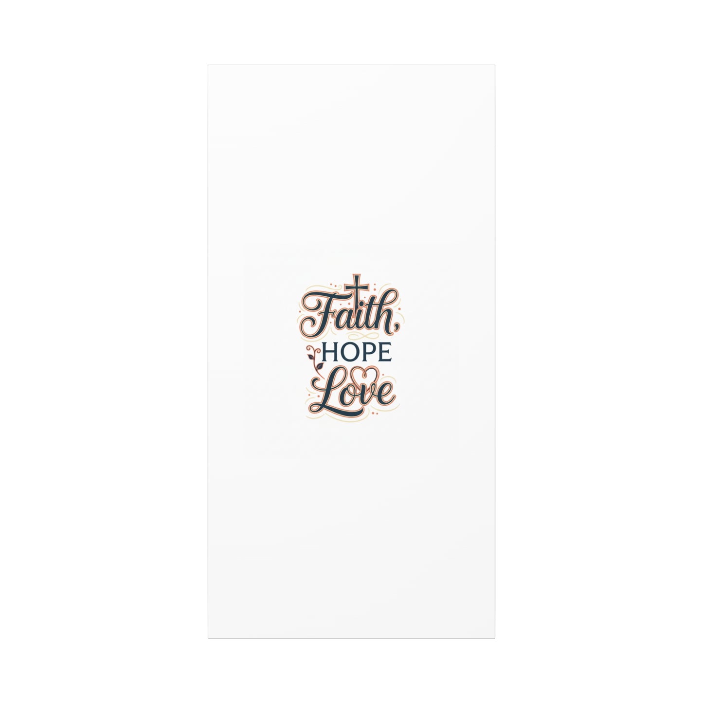 Faith Hope Love canvas, wall art