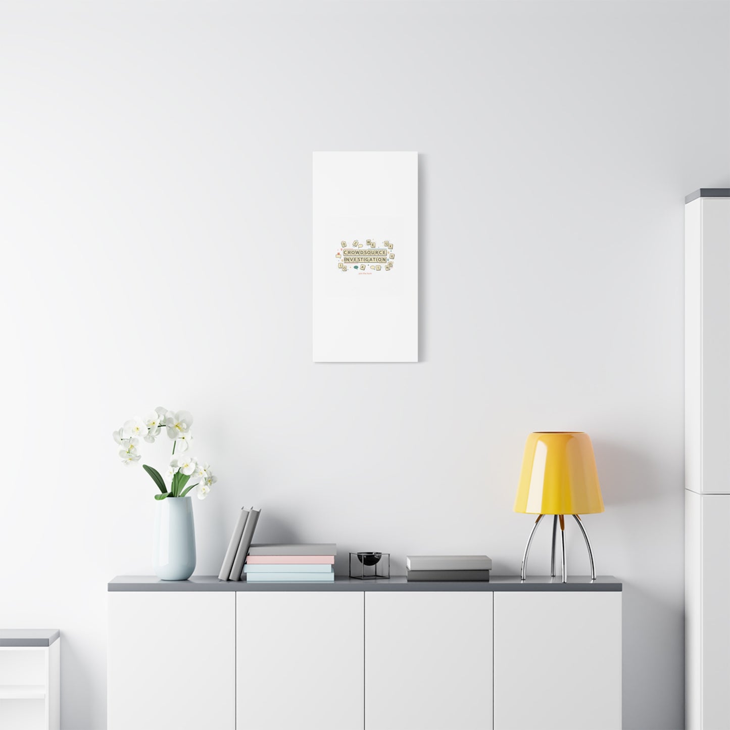 Crowdsource Investigation Canvas | Pixel Art, Gaming UI Wall Art