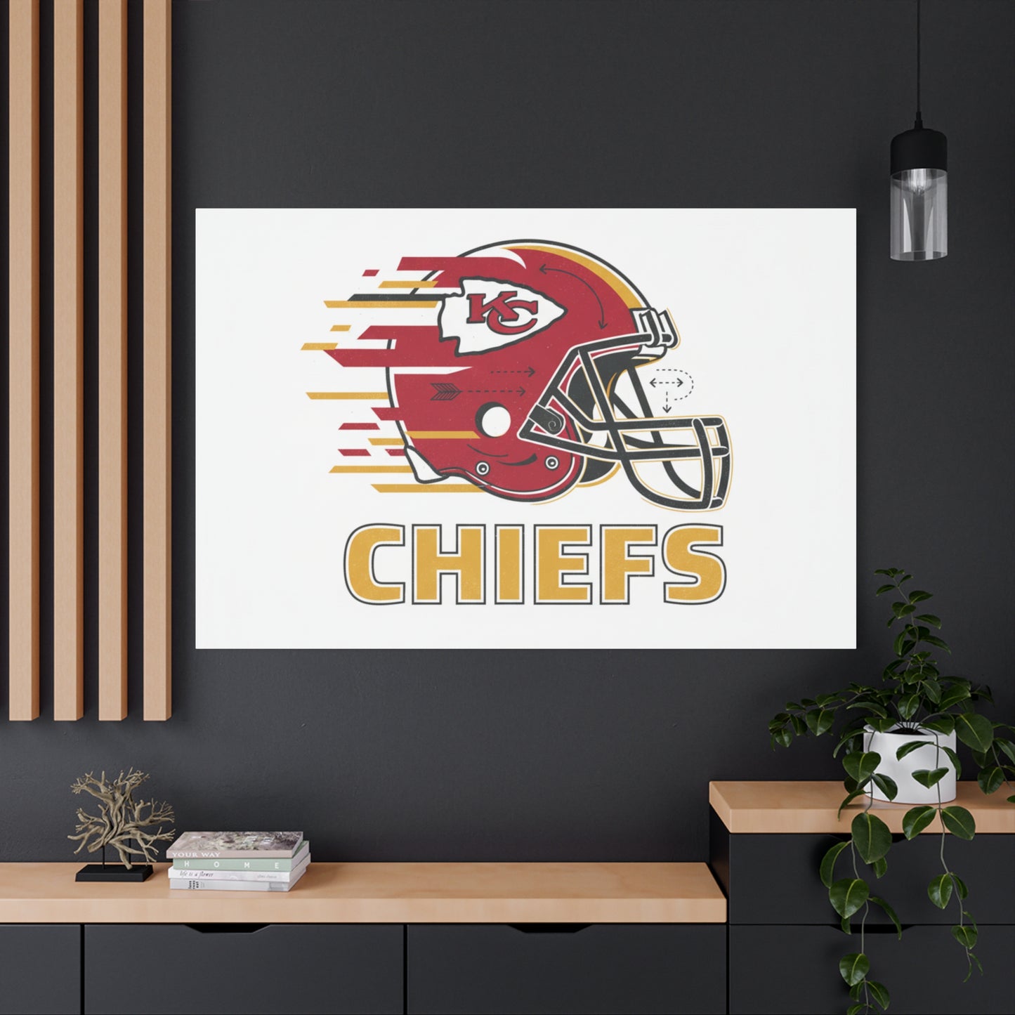 KC Chiefs Canvas  Wall Art