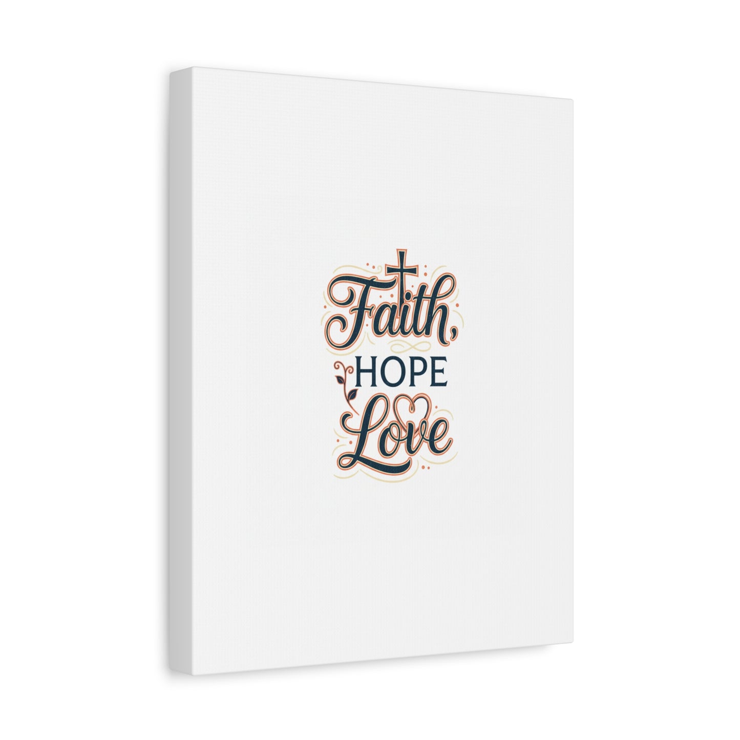 Faith Hope Love canvas, wall art