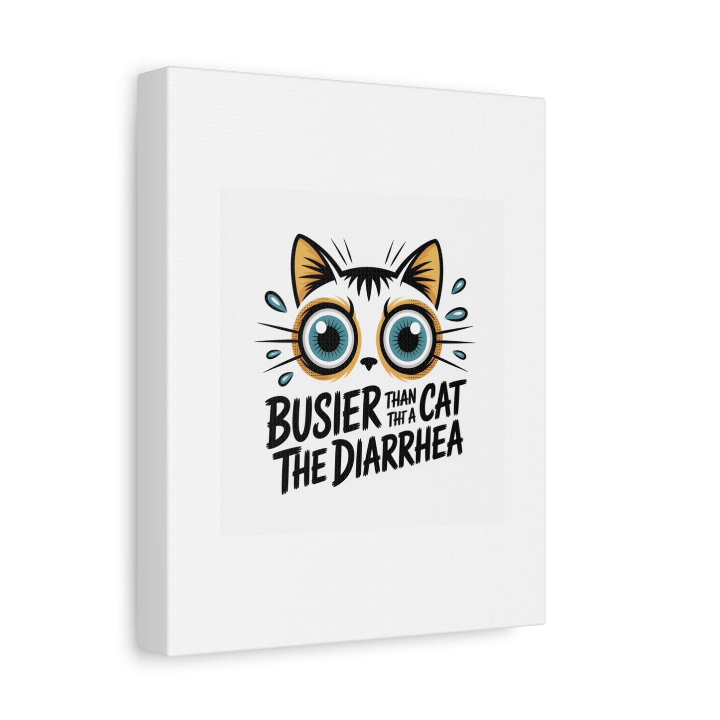 Humorous Cat  Canvas Wall Art
