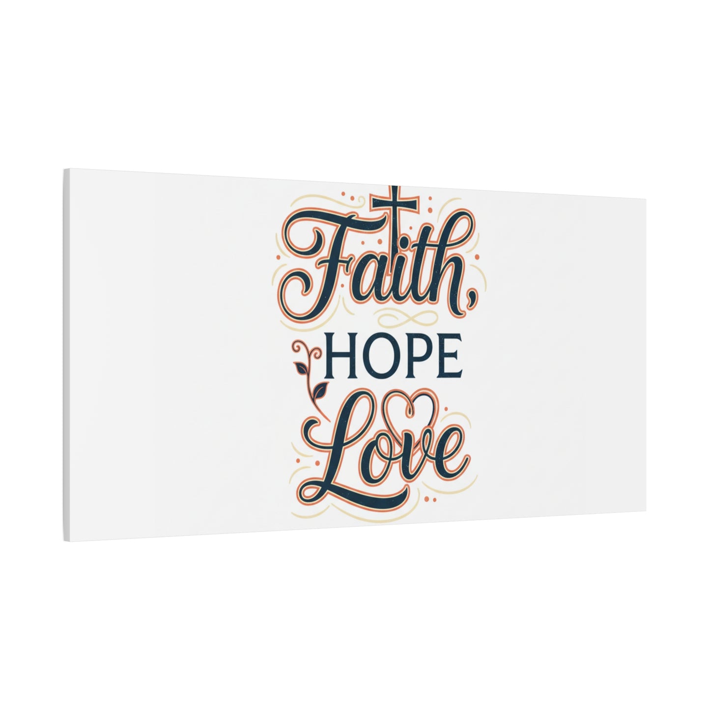 Faith Hope Love canvas, wall art