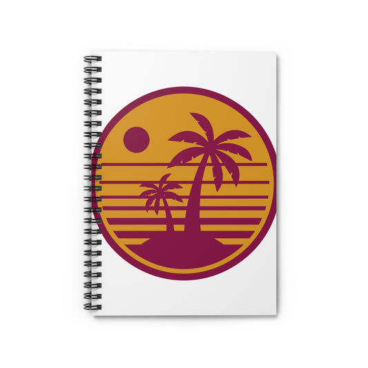 Sunset Palm Beach Journal (Ruled)