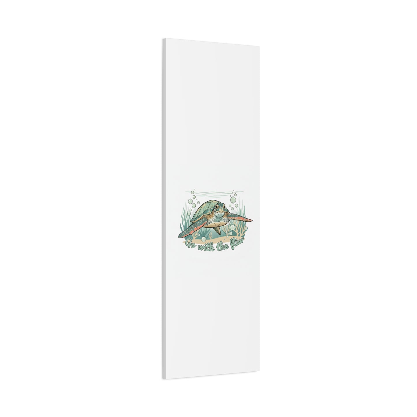 Go with the Flow Turtle Canvas
