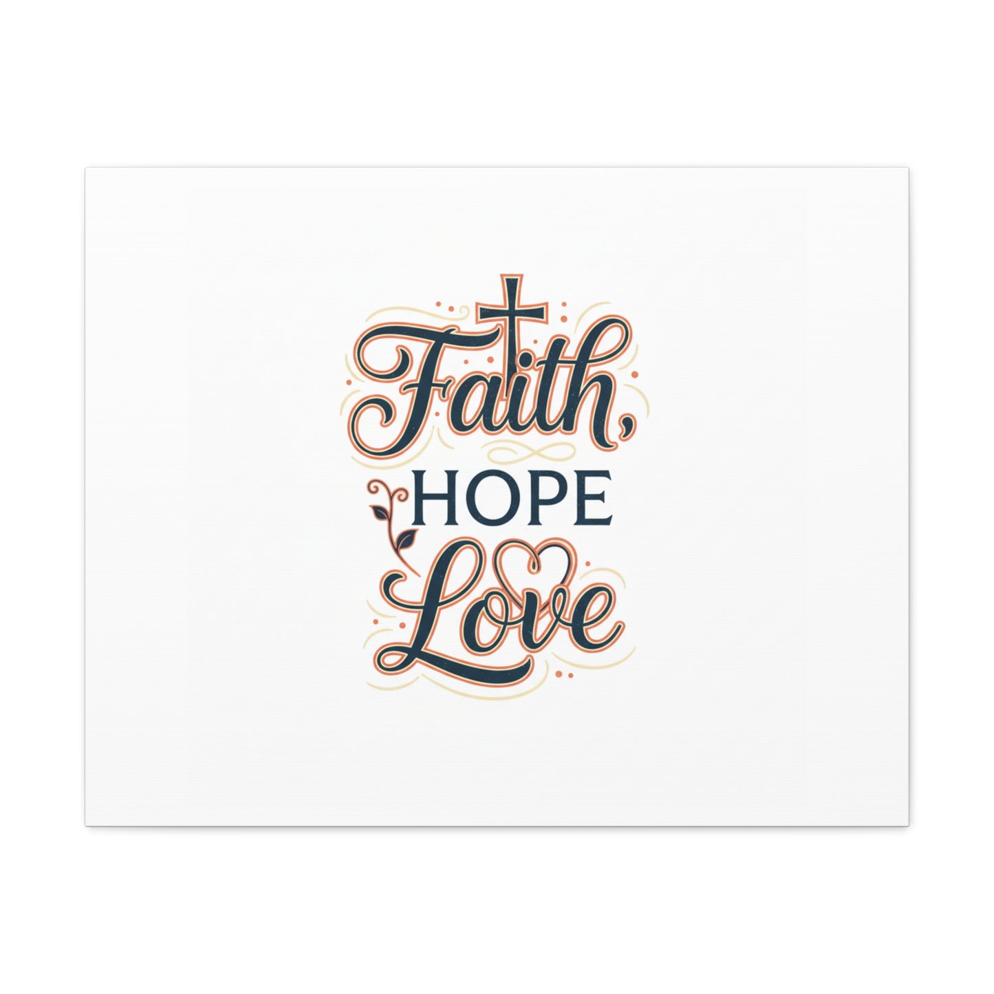 Faith Hope Love canvas, wall art