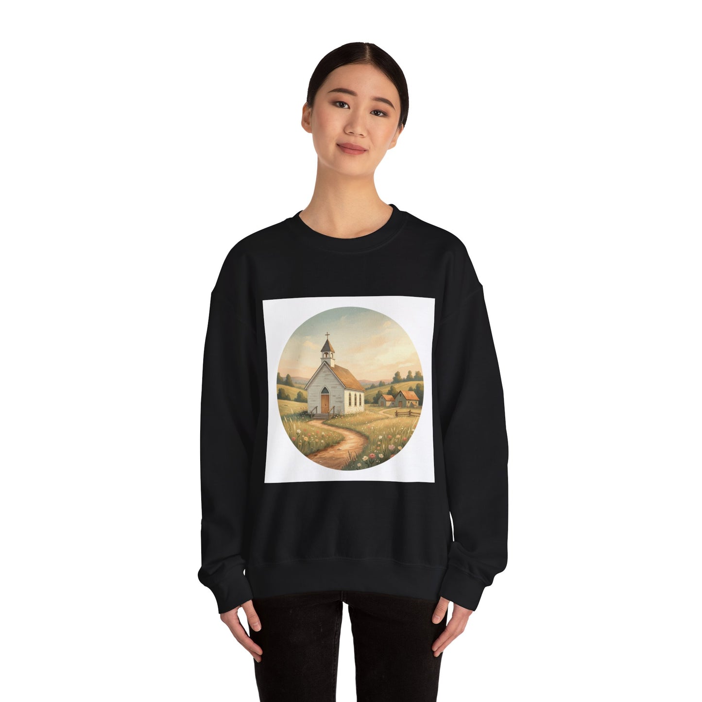 Country Church Unisex Heavy Blend™ Crewneck Sweatshirt