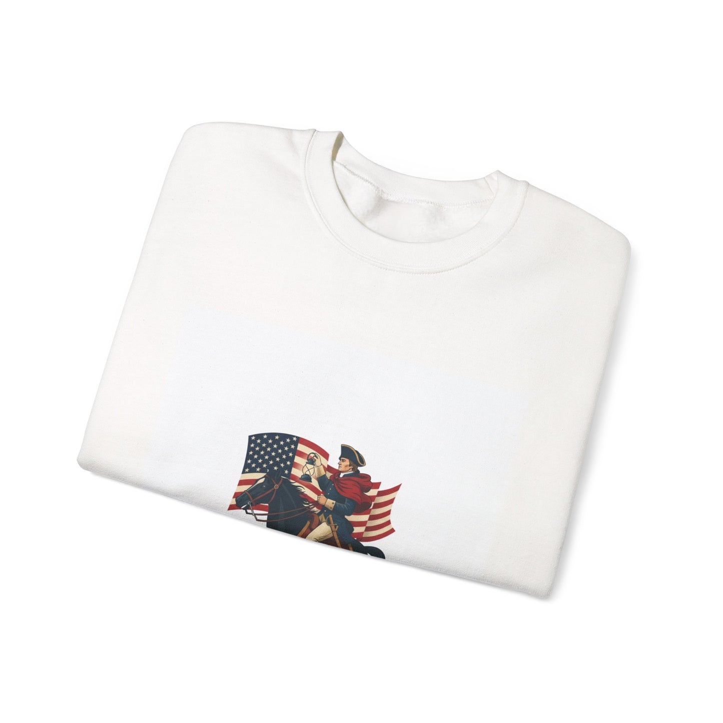 Patriotic Vintage Crest Sweatshirt | nature vibes, minimal