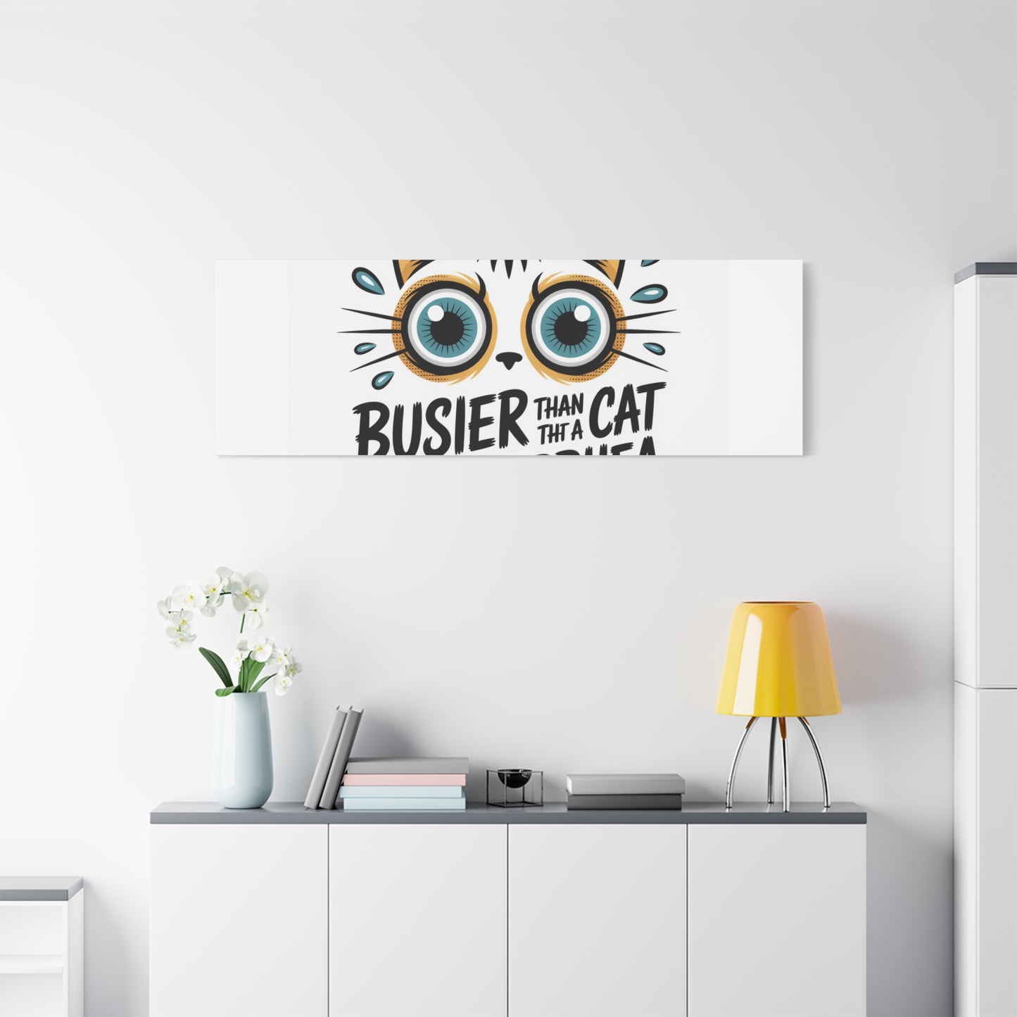 Humorous Cat  Canvas Wall Art