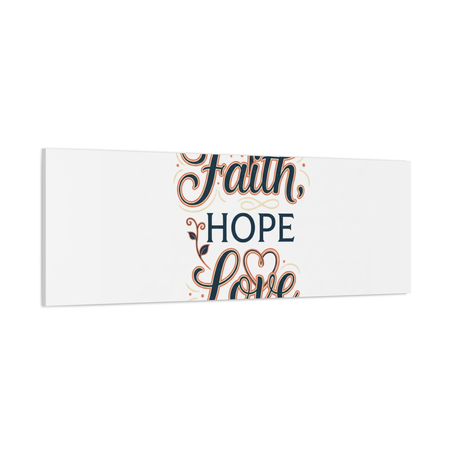Faith Hope Love canvas, wall art