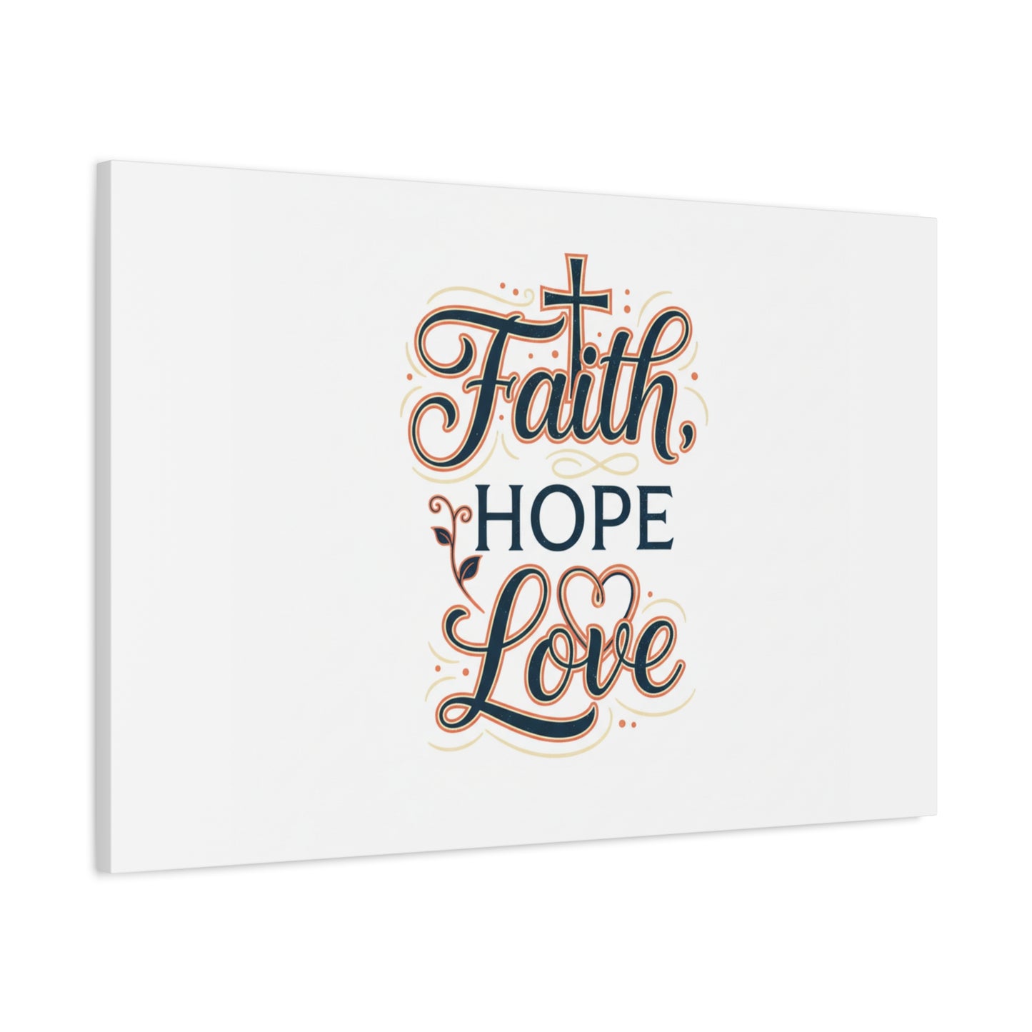 Faith Hope Love canvas, wall art