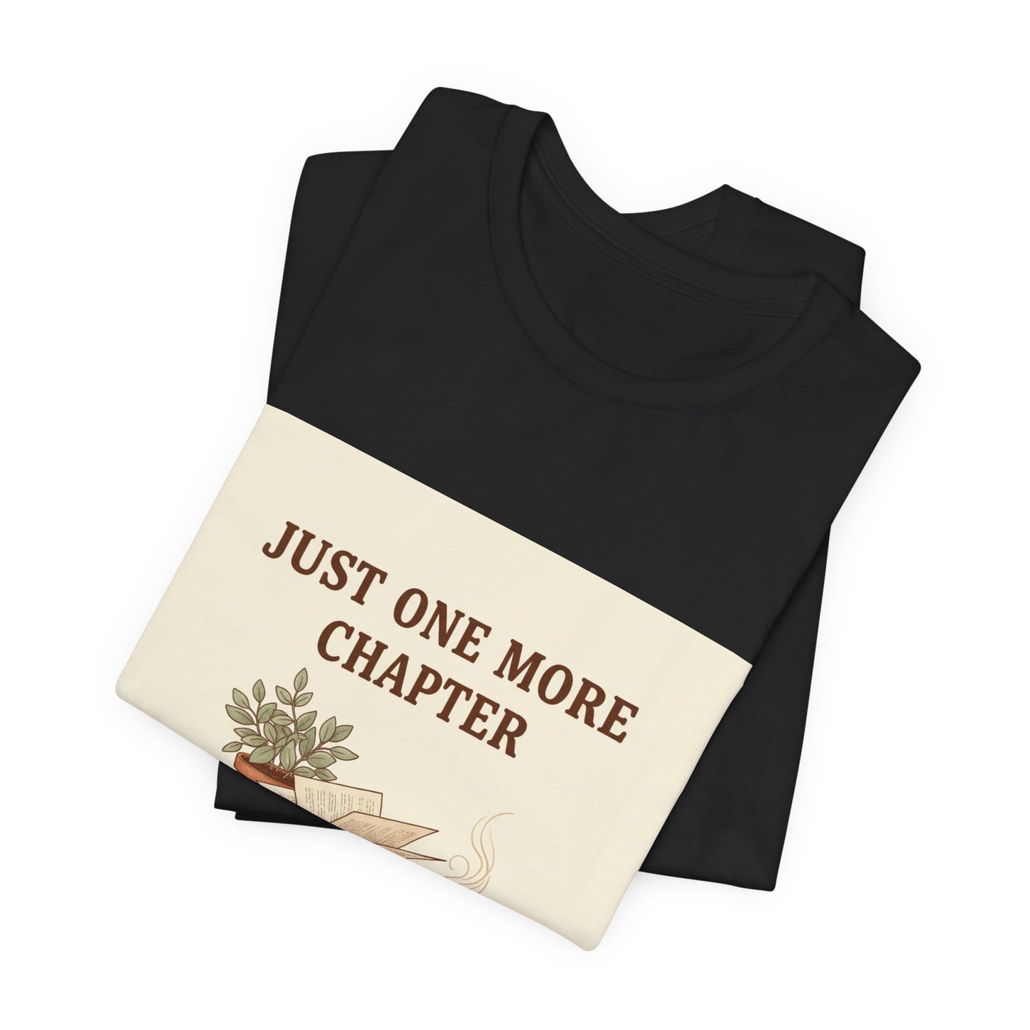 Just One More Chapter T-Shirt | Booklover Shirt, Reading Aesthetic