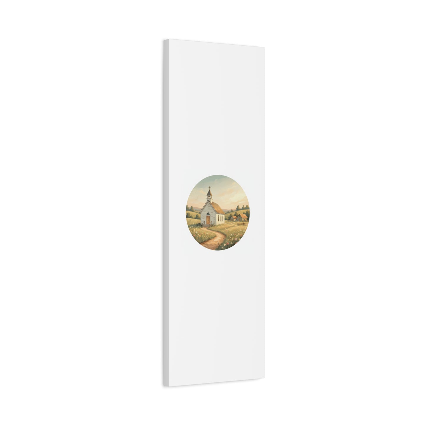 Country Church Matte Canvas, Stretched, 1.25"