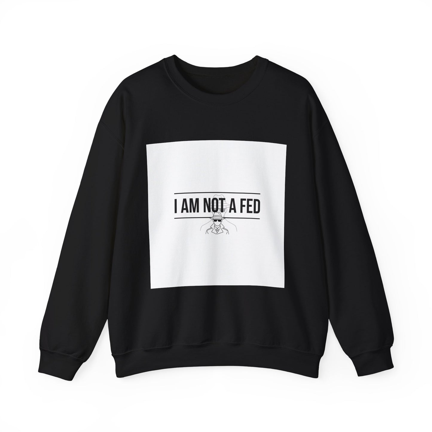 I Am Not a Fed Sweatshirt | Sarcastic Introvert Humor, Anxiety Humor
