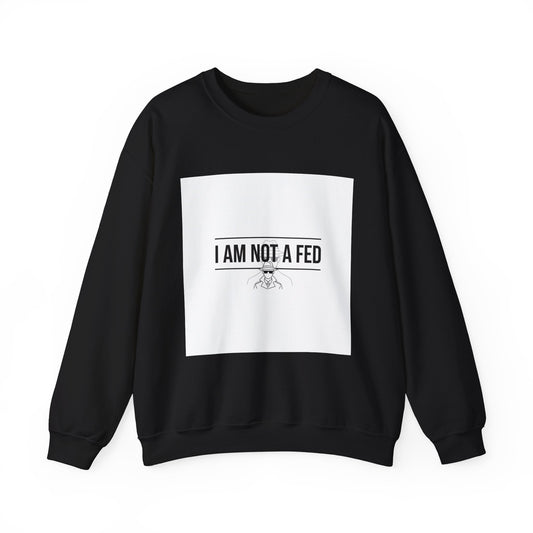 I Am Not a Fed Sweatshirt | Sarcastic Introvert Humor, Anxiety Humor