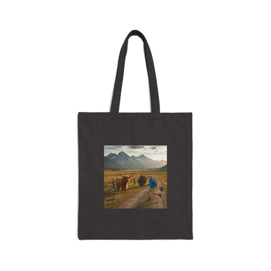 Chased by Buffalo Tote | wholesome sarcasm, soft humor design