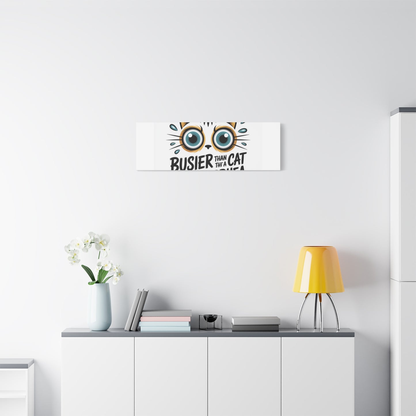 Humorous Cat  Canvas Wall Art