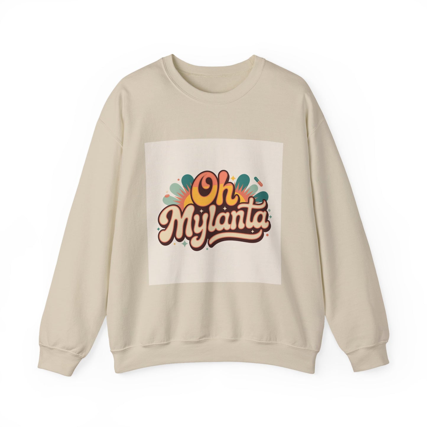 Oh Mylanta Retro Script Crewneck Sweatshirt |