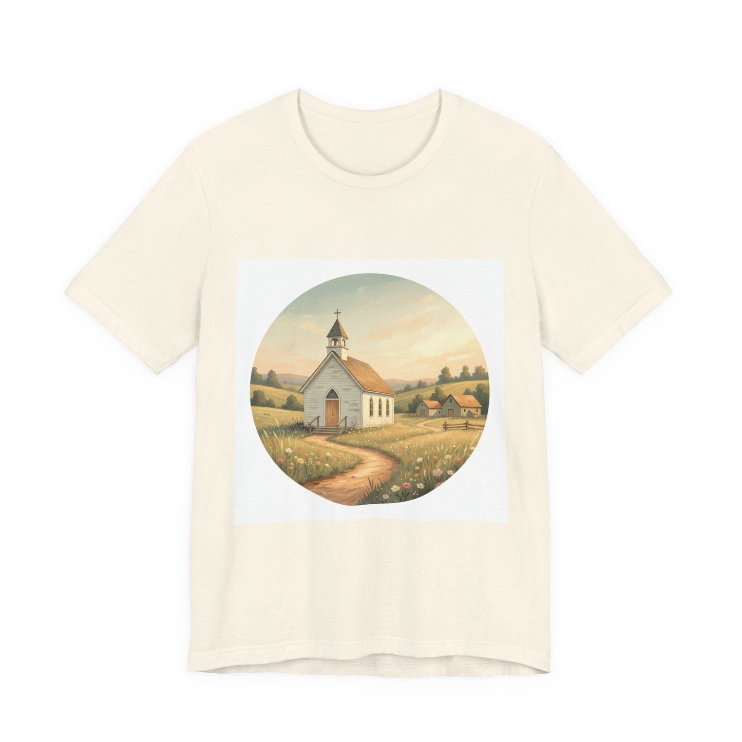 Country Church -Unisex Jersey Short Sleeve Tee