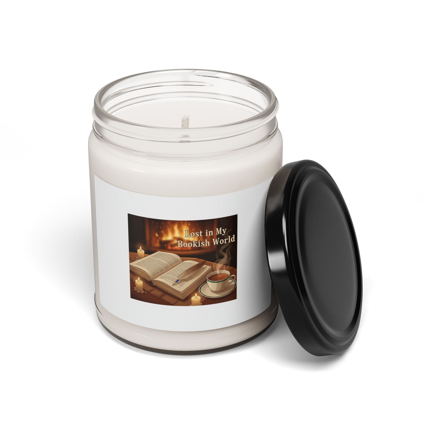 Lost in My Bookish World Candle | Scented Soy Candle, Reading Nook
