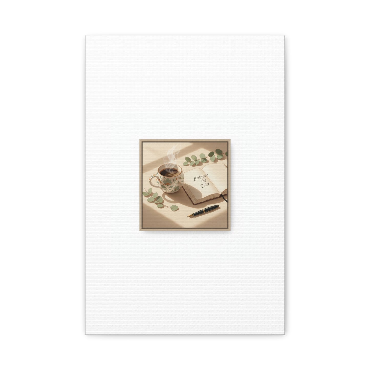 embrace the quiet canvas | morning routine art, sunrise decor
