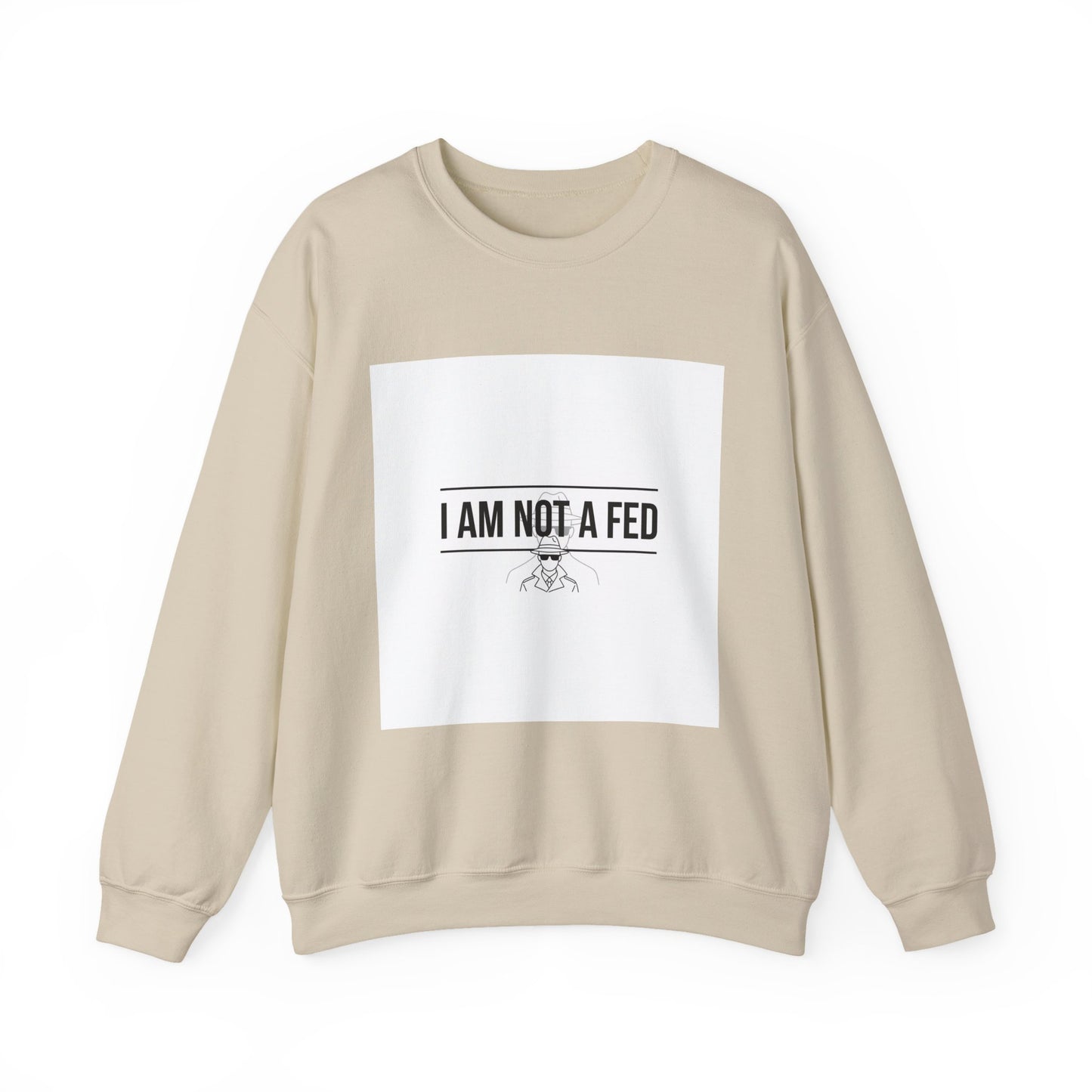 I Am Not a Fed Sweatshirt | Sarcastic Introvert Humor, Anxiety Humor