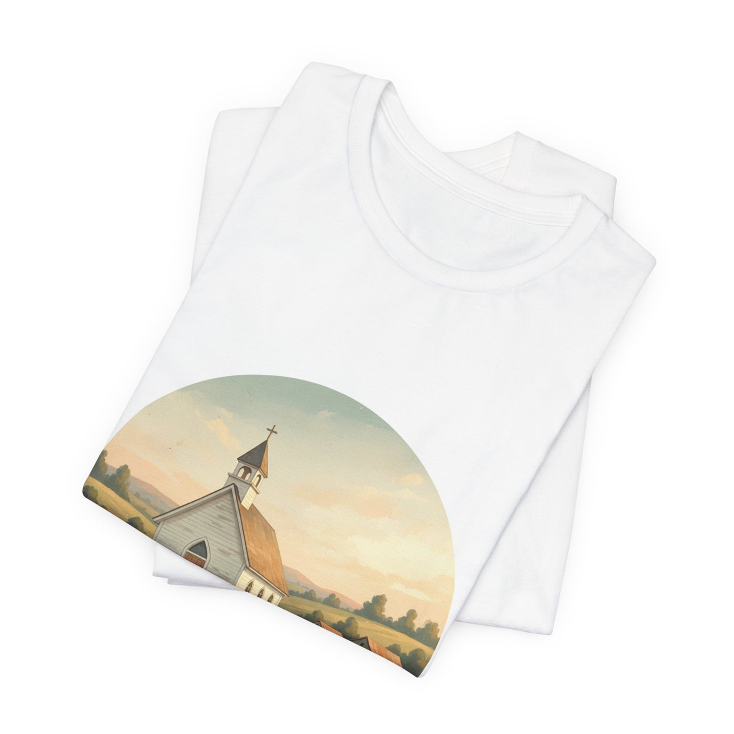 Country Church -Unisex Jersey Short Sleeve Tee