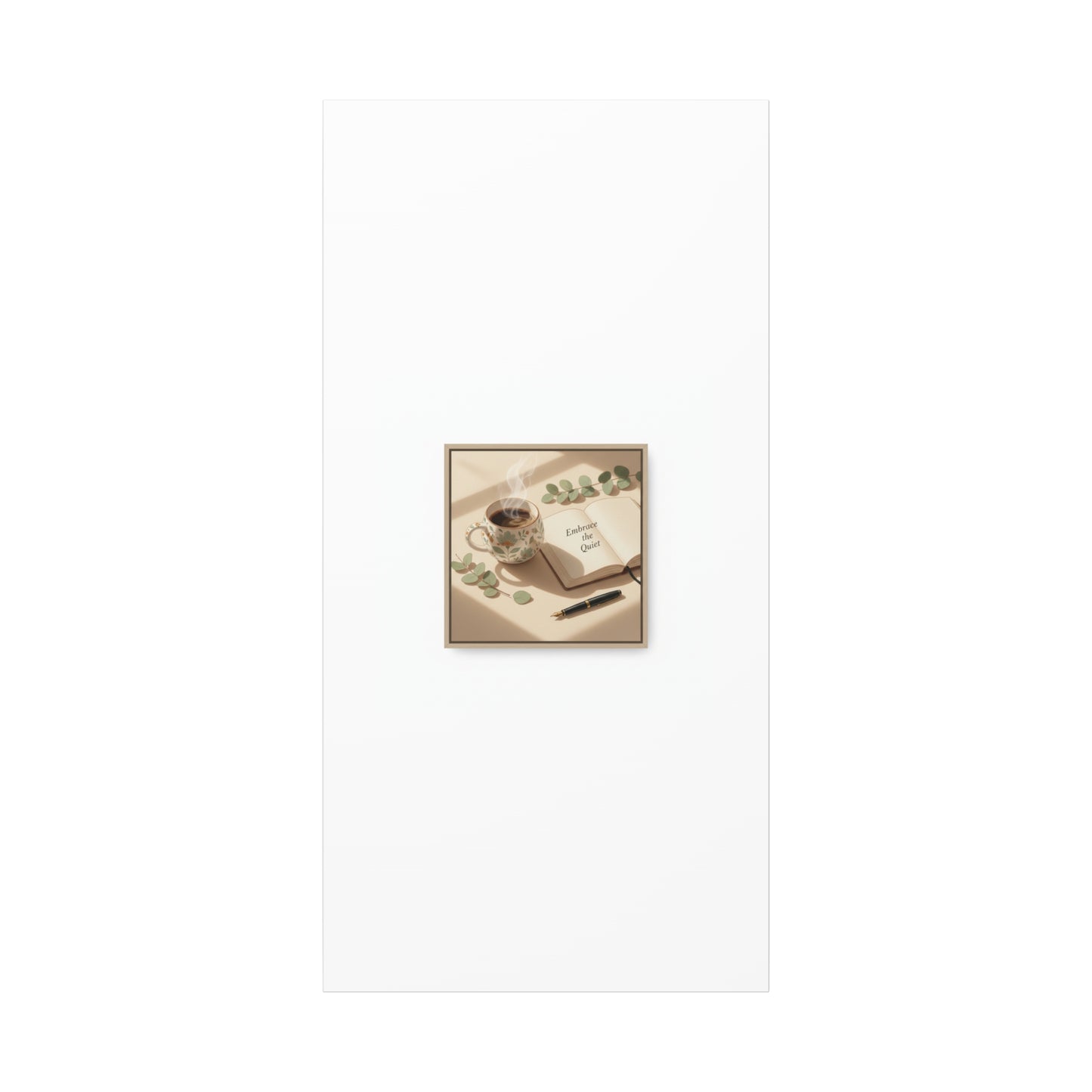 embrace the quiet canvas | morning routine art, sunrise decor