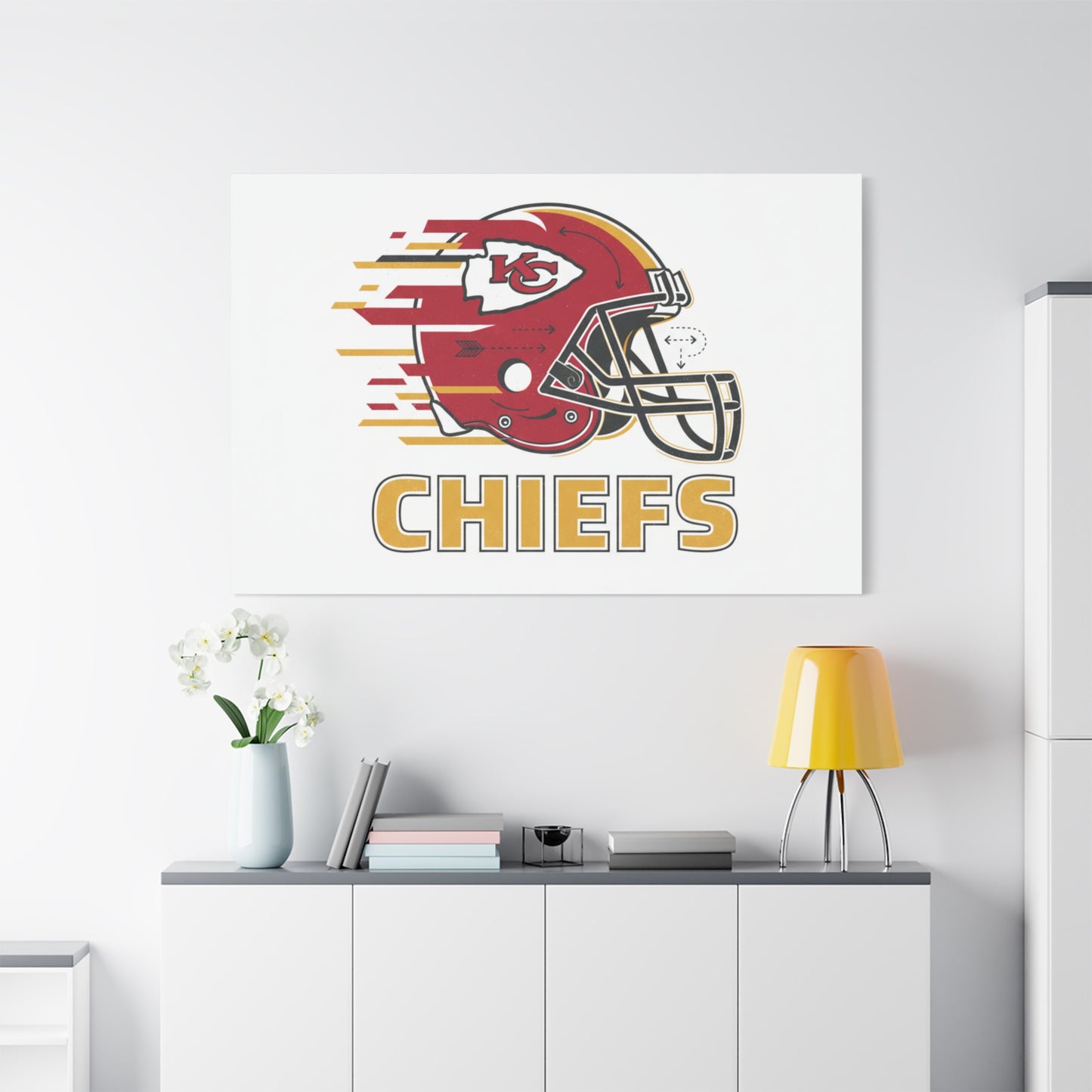 KC Chiefs Canvas  Wall Art