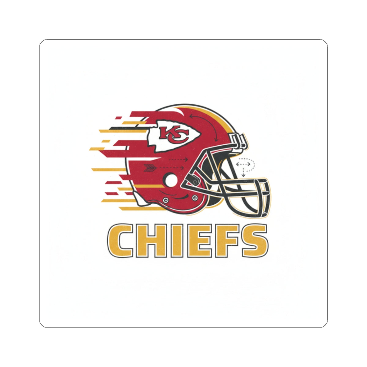 KC chiefs sticker