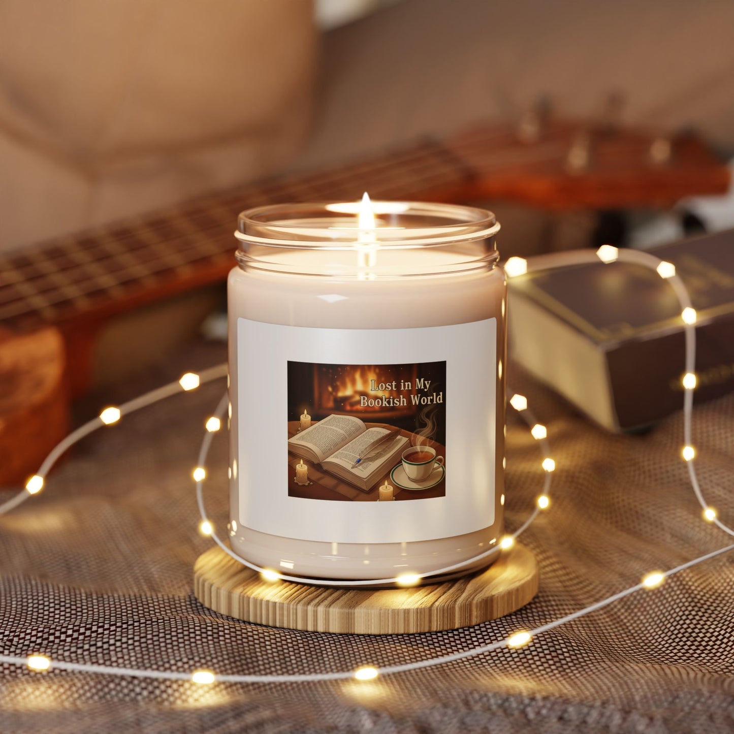 Lost in My Bookish World Candle | Scented Soy Candle, Reading Nook