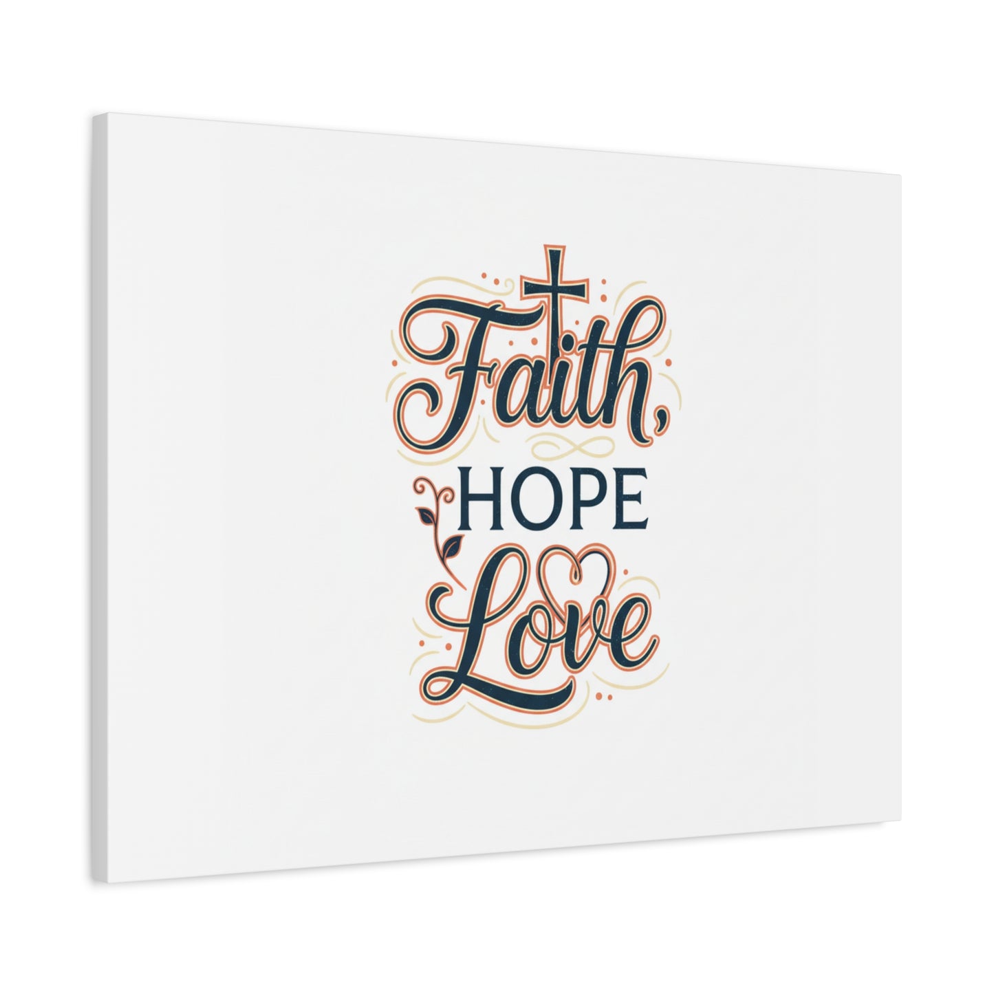 Faith Hope Love canvas, wall art