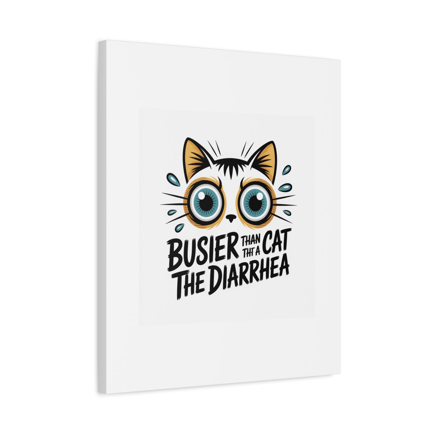 Humorous Cat  Canvas Wall Art