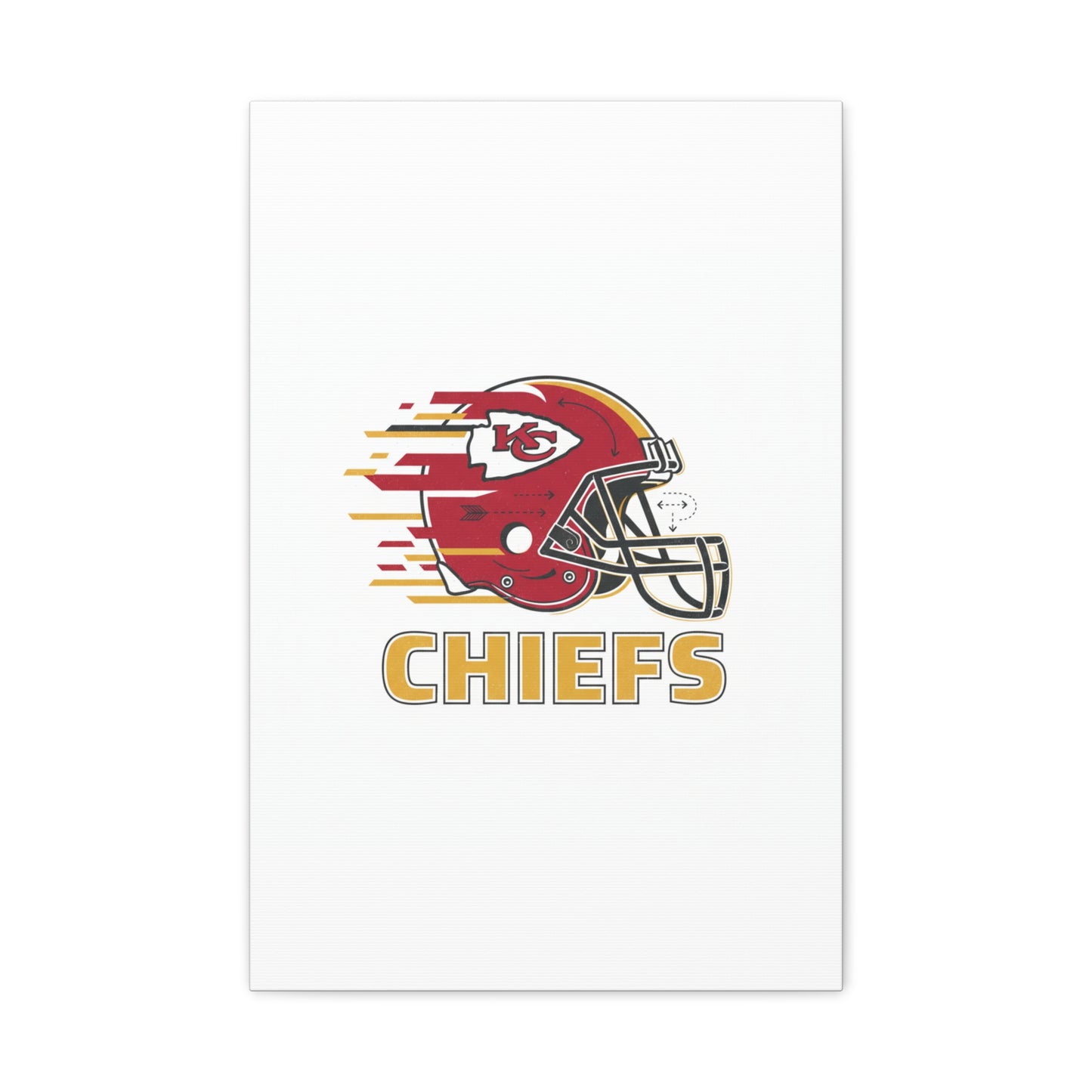 KC Chiefs Canvas  Wall Art